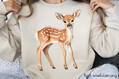 Charming Fairy Woodland Animals Clipart PNG Product Image 1