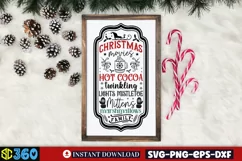 Christmas movies hot cocoa twinkling lights mistletoe mitten Product Image 4