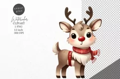 Christmas clipart, Reindeer clipart, Winter clipart Product Image 1