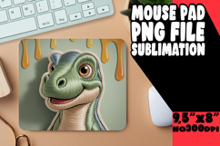 RADIANT MOUSE PAD ARTISTIC STYLE, Cute Dino Product Image 1