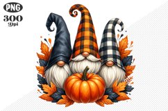 Halloween Gnomes Sublimation - Clipart PNG Design Product Image 1