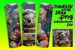 Funny Animal Portrait Tumbler SublimatioSilly Animal Charact Product Image 1