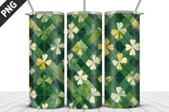 St Patrick&#039;s Day Pattern Tumbler Wrap| Sublimation Design Product Image 1