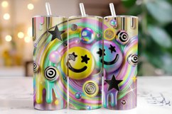 Smiley Tumbler Wrap | Sublimation | Tumblers Product Image 1