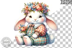 Floral Nursery Animal Sublimation Clipart Bundle Product Image 3