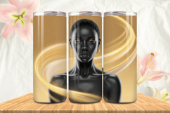 Black Girl Magic Black Woman Positive mind 20oz Tumbler wrap Product Image 1