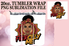 Dreamy vibes 20oz tumbler wrap, Black Woman Product Image 1