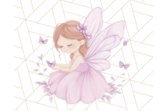 Pastel Purple Fairy Garden Clipart Enchanted Cottagecore Png Product Image 3