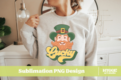 Happy St Patrick&#039;s Day PNG DTF Irish Lucky Leprechaun Beer Product Image 2