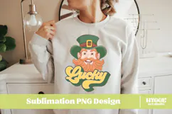 Happy St Patrick's Day PNG DTF Irish Lucky Leprechaun Beer Product Image 2