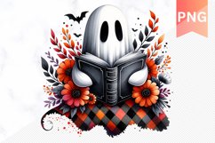 Halloween Ghost Sublimation - Halloween Clipart PNG Design Product Image 1