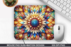Flowers Mouse Pad Sublimation, Summer Mouse Pad PNG Product Image 1