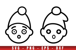 Christmas icon svg, icon png clipart, christmas outline svg Product Image 1