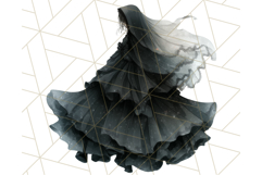 Dark Enchanted Princesses, Gothic Fairy Tale Clipart PNG Product Image 3