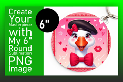 Bright Round Design Car Coaster , Goose Product Image 1