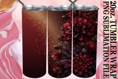Heartfelt joy 20oz tumbler wrap, Leopard Prints Product Image 1
