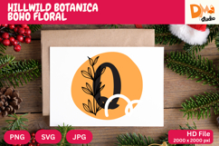 Hillwild Botanica Boho Floral Monogram Product Image 1