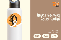 Blush Botanics Boho Floral Monogram Product Image 1