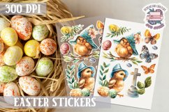 Spring sticker Sheet Easter Props Flowers Eggs PNG Chicks Product Image 1