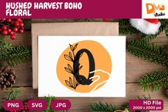 Hushed Harvest Boho Floral Monogram Product Image 1