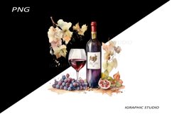 Greece summer clipart, Mediterranean Food Clipart, Product Image 1