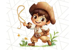 Cartoon Pirate Kids and Animals PNG Clipart for Fun Designs Product Image 3