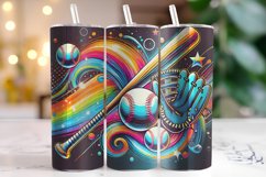 Baseball Tumbler Wrap | Sublimation | Tumblers Product Image 1