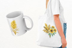 Summer Pampas Grass Clipart Product Image 3