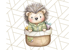 Christmas Pets in Pajamas Clipart PNG, Christmas Png Clipart Product Image 3