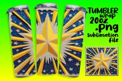 ARTISTIC 20oz Tumbler Template , 3D Xmas Product Image 1