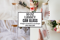 16oz Libbey Can Glass Mockup , libbey glass mockup, beer can Product Image 1