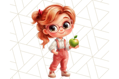 Teacher at Work Clipart, Teaching PNG, School Graphics Product Image 27