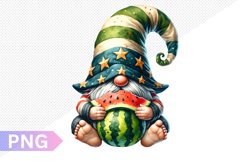 Watermelon Gnome Sublimation - Gnome Clipart Design Product Image 1