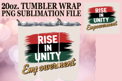 Joyful Hearts 20oz tumbler wrap, Juneteenth Product Image 1