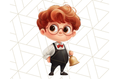 Boy Teacher Clipart PNG, Cute Male Teacher Illustration Product Image 3