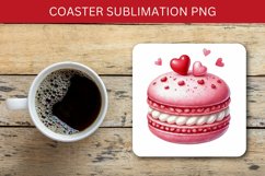 valentine square coaster - macarons Product Image 1