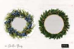 4 Christmas Photo Ornament PNG Product Image 3