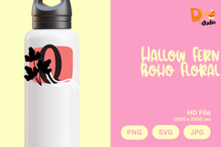 Hallow Fern Boho Floral Monogram Product Image 1