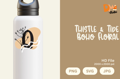 Thistle &amp; Tide Boho Floral Monogram Product Image 1