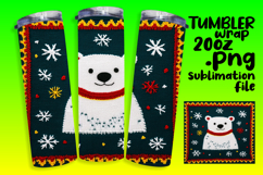 Unique 20oz Sublimation Design , Holiday Product Image 1