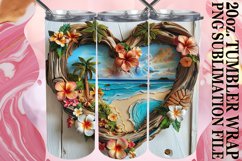 Timber Tranquility: Heart Frame Wrap Product Image 1