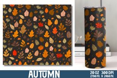 Autumn Tumbler Wrap, Tumbler Wrap PNG Product Image 1