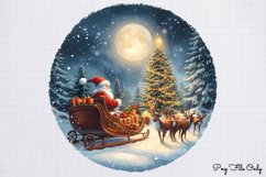 Christmas Winter Scenes Clipart PNG Product Image 1