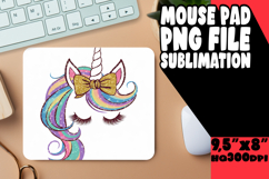 COZY DESK PAD FUN SUBLIMATION, Unicorn Product Image 1