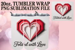 Cozy dreams 20oz tumbler wrap, Heart Quote Product Image 1
