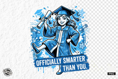 Graduation Funny Girl PNG - Graduation PNG Sublimation Product Image 1