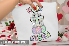 He is risen Sublimation PNG - Easter Design Product Image 1