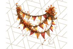Autumn Circus Clipart Carnival Tent Fall PNG, Vintage Circus Product Image 3