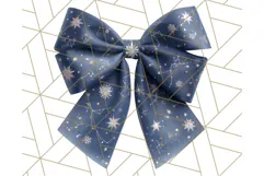 Halloween Bow Clipart, Bright Holiday Ribbon PNG Product Image 3