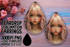 Artistic Teardrop Design for Crafting , Fairy Product Image 1